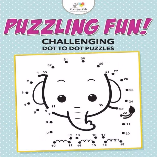 Kreative Kids Dot To Dot Puzzles Multicolour Paperback Book