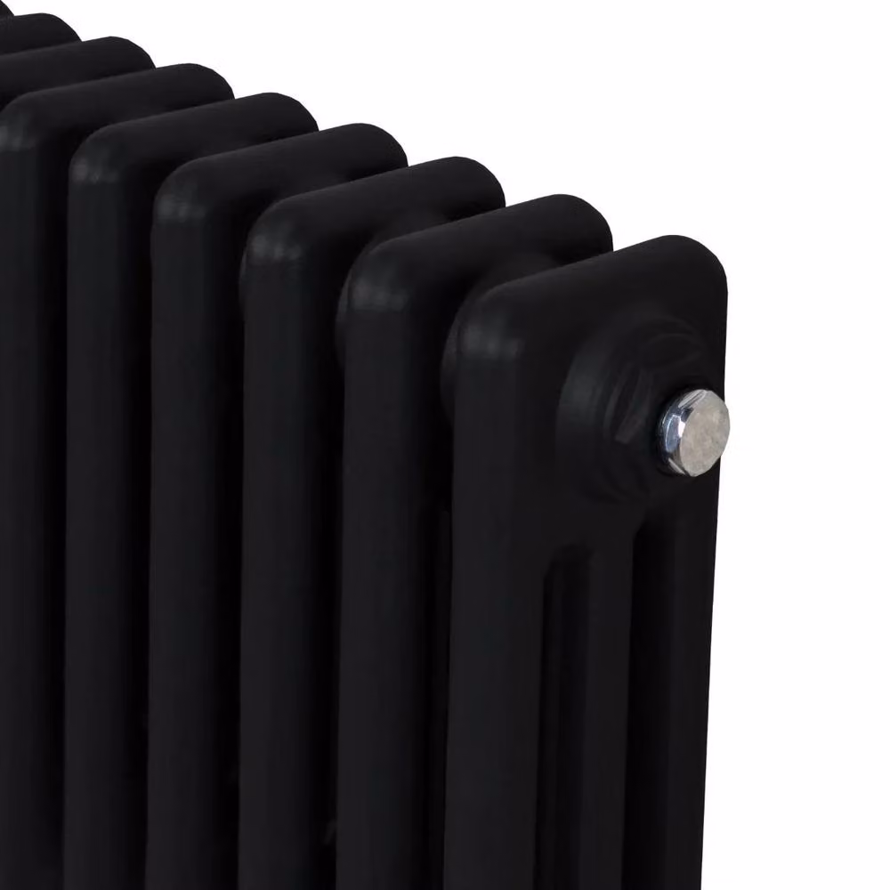 Monstershop Traditional 3 Column Steel Radiator, Black, H x W x D: 180 x 47.2 x 10 cm – 8