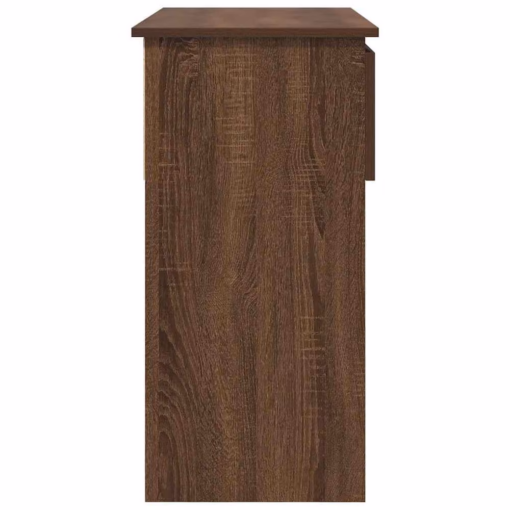 Berkfield Home Modern Console Table with Drawers, Brown Oak, W: 85.5 cm, D: 38.5 cm, H: 74.5 cm – 4