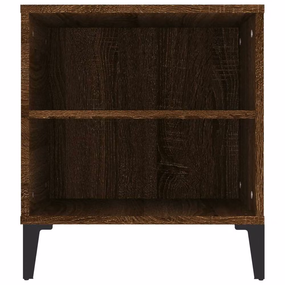 Berkfield Home TV Cabinet in Brown Oak, W: 102 cm, D: 44.5 cm, H: 50 cm – 4