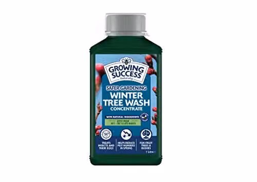 Growing Success Winter Tree Wash 1 l White Mechanical Pest Control for Vegetable Gardens