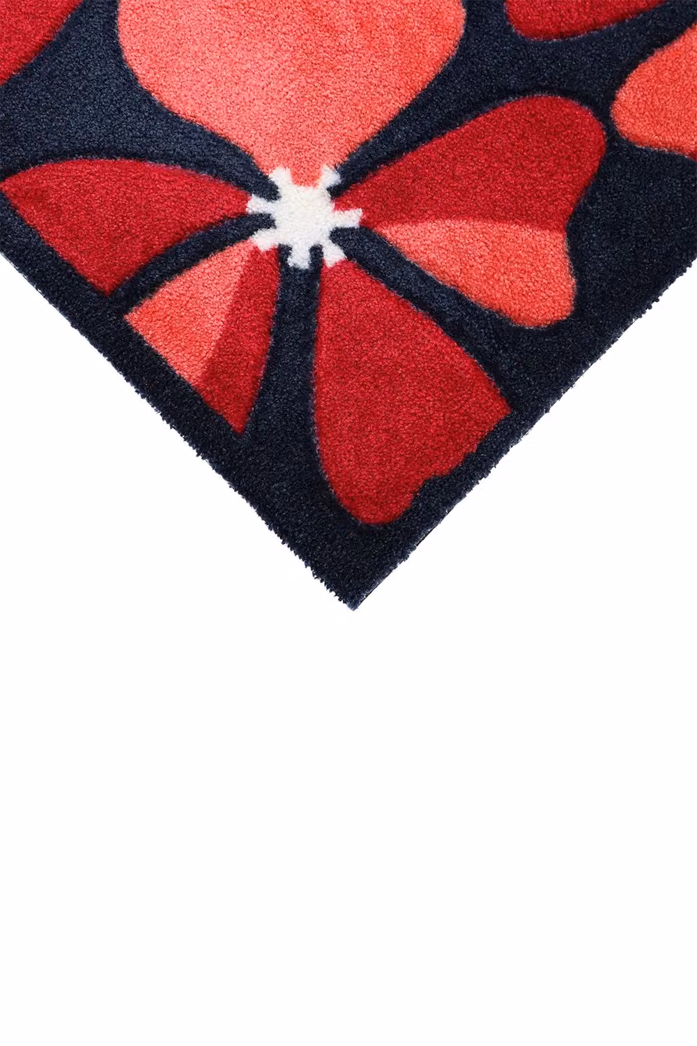 JVL Solemate Hand Carved Posy Doormat, Red, W: 57 cm, D: 100 cm – 8