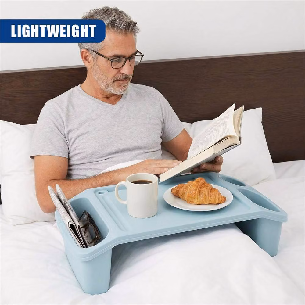 EONLION Blue Bed Tray and Laptop Sofa Table, Width: 100 cm – 2