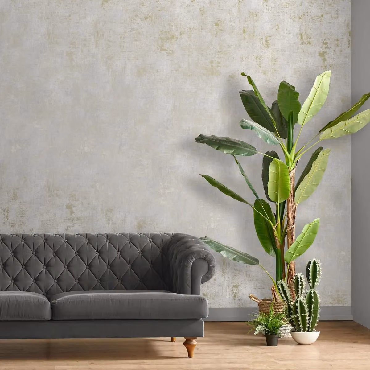 World of Wallpaper Industrial Concrete Effect Textured Abstract Wallpaper in Grey – 2