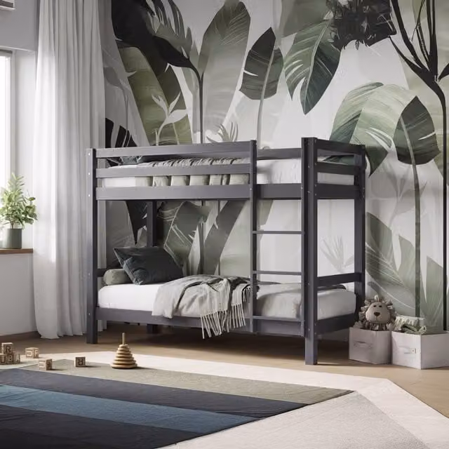 Flair Callisto Shorty Bunk Bed in Grey