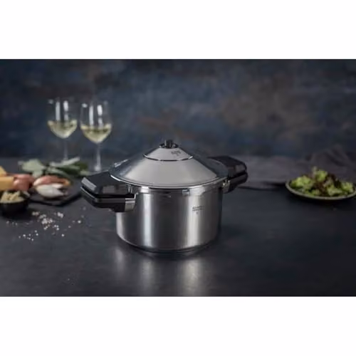 Kuhn Rikon Stainless Steel and Aluminium Pressure Cooker Multi Cooker Pot, Silver, 4L, Diameter: 24 cm – 2