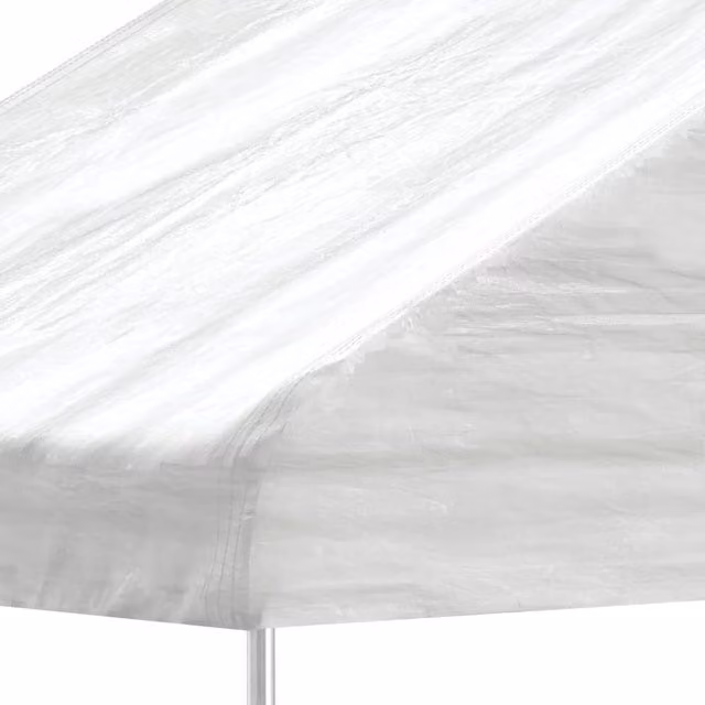 Berkfield Home Gazebo with Roof in White, W: 588 cm, D: 223 cm, H: 375 cm