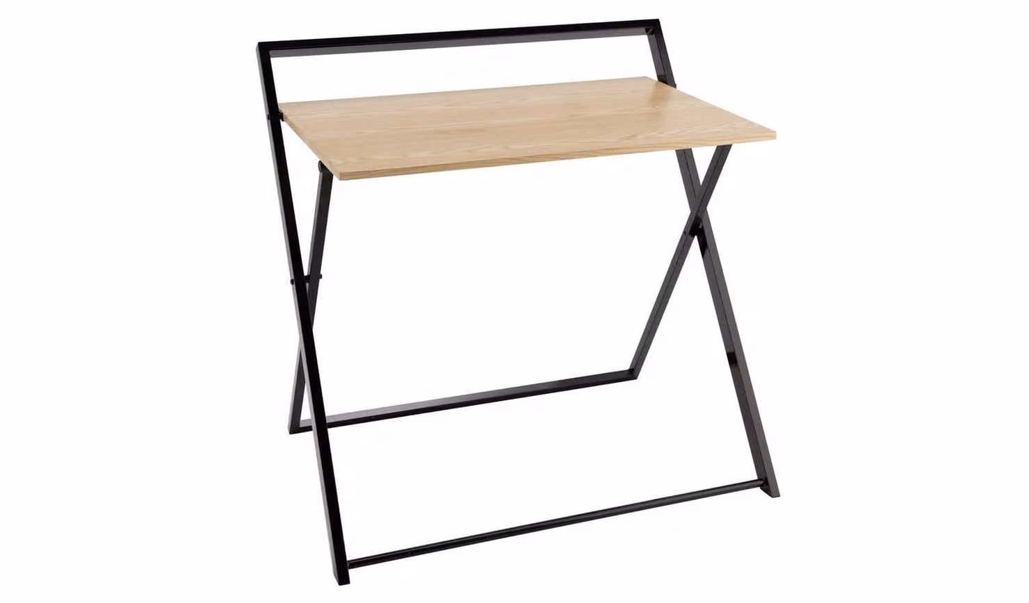 Habitat Black Folding Writing Desk W: 86 cm, D: 62 cm, H: 76 cm