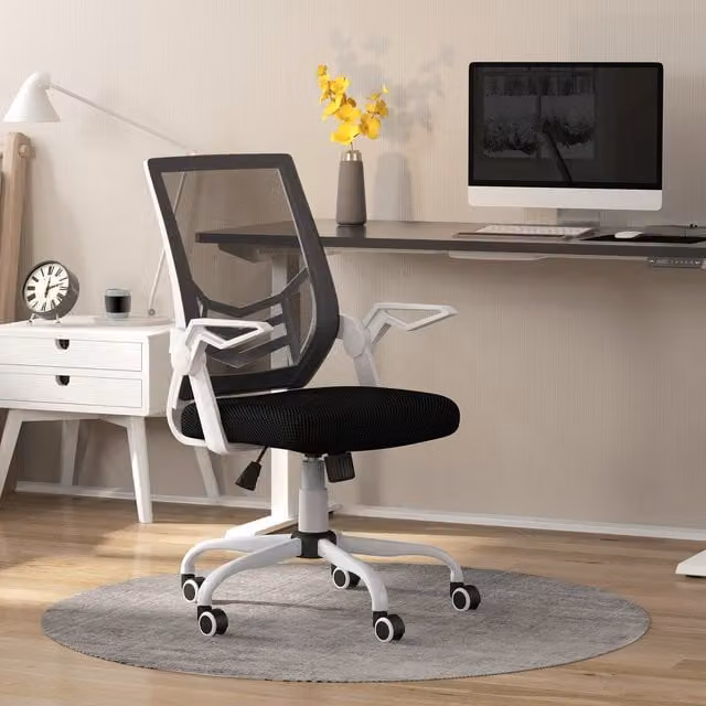 Vinsetto Mesh Lumbar Support Task Office Chair in Black