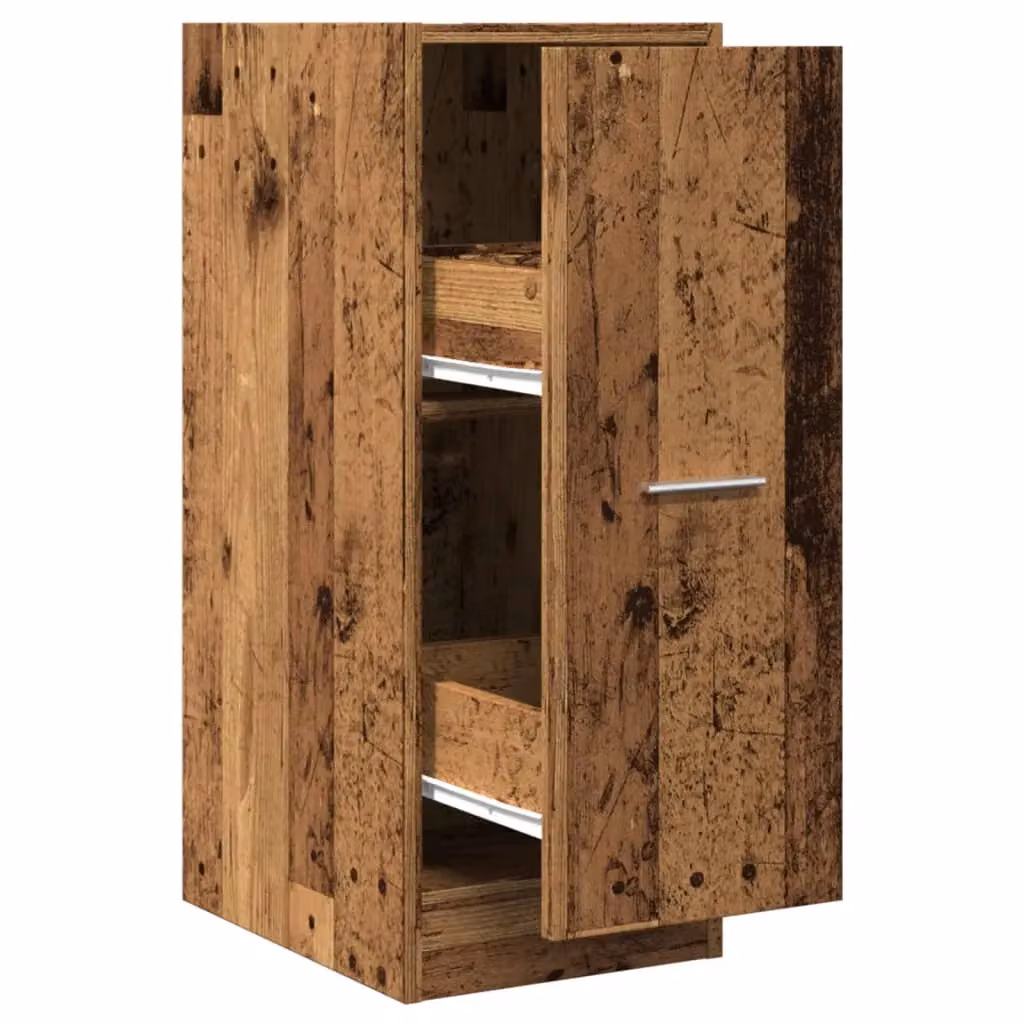 Berkfield Home Apothecary Cabinet in Old Wood Brown, W: 30 cm, D: 41 cm, H: 77.5 cm – 2