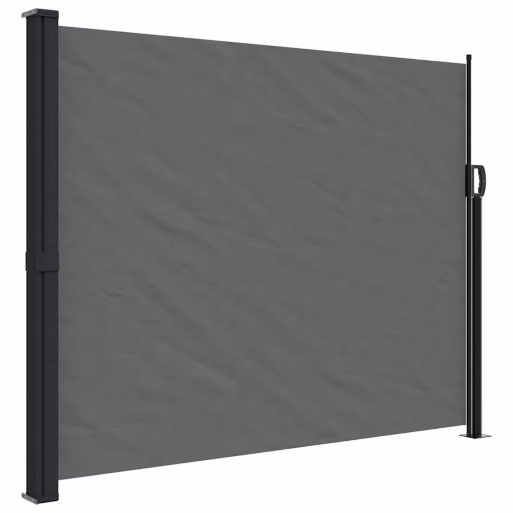 Berkfield Home Retractable Side Awning in Anthracite and Multicolour, W/H: 600 x 160 cm – 2