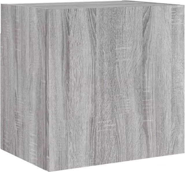 Berkfield Home Grey Sonoma Wall Mounted TV Cabinet W: 40.5 cm, D: 30 cm, H: 40 cm – 1
