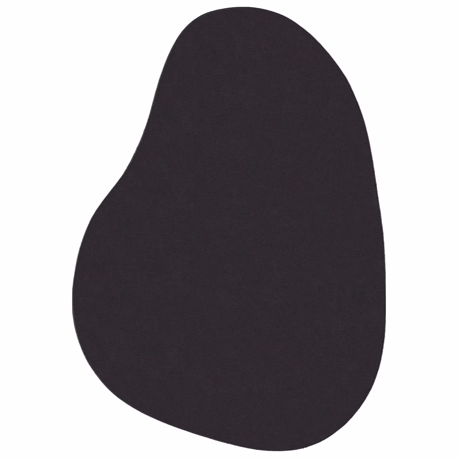 Berkfield Home Modern Oval Black Polypropylene Area Rug, W: 140 cm x D: 200 cm – 2