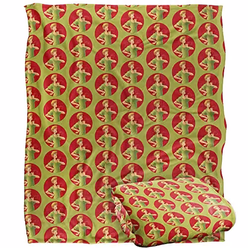 LOGOVISION Scooby Doo White Multicolour Super Soft Fleece Throw Blanket W/D/H: 152 x 127 cm