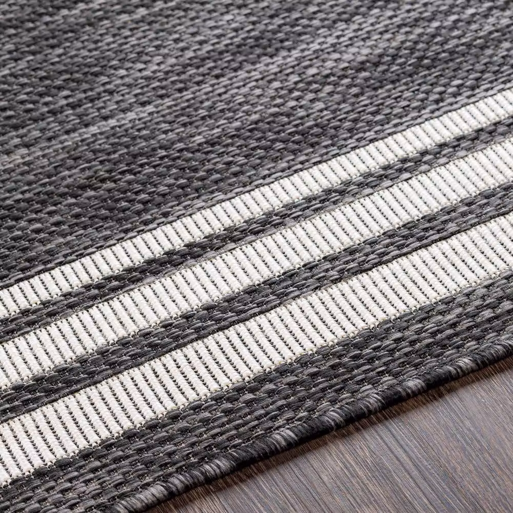 Livabliss Aegean Vintage In- & Outdoor Rug in Grey, Beige and Black, W: 200 cm, D: 275 cm – 1