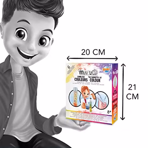 Buki France Mini Lab The Chemistry Of Colour Multicolour STEM Science Experiment Toy for Children Aged 8+ – 2