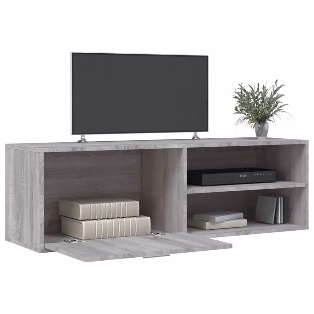 Berkfield Home Grey Sonoma TV Cabinet W/D/H: 120 x 34 x 37 cm – 3