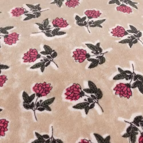 Paoletti Kemble Floral Square Cotton Cushion in Pink and Purple, W/D/H: 45 x 45 x 45 cm – 5