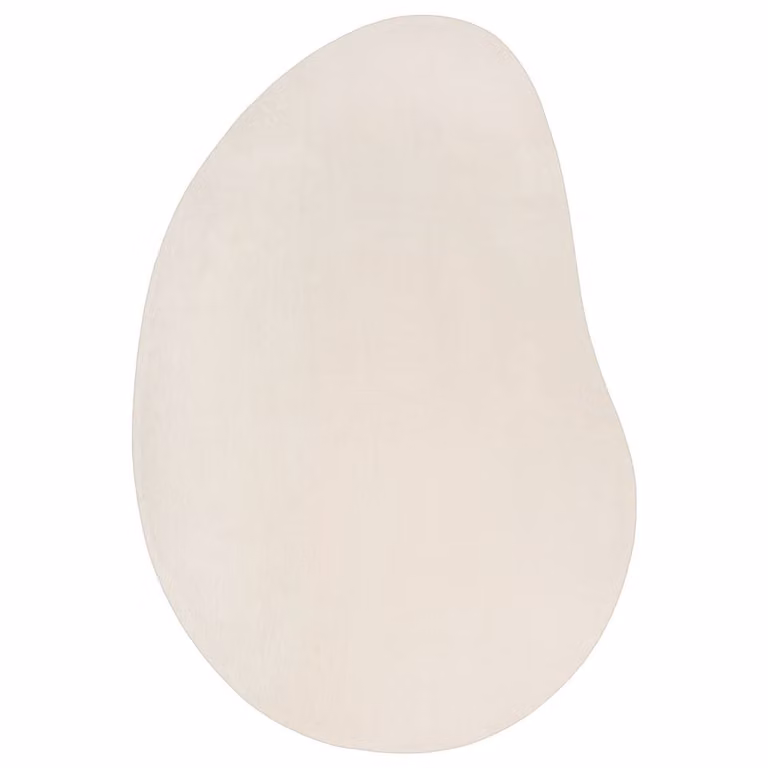 Berkfield Home Beige Non-Slip Washable Area Rug, W: 80 cm x L: 150 cm