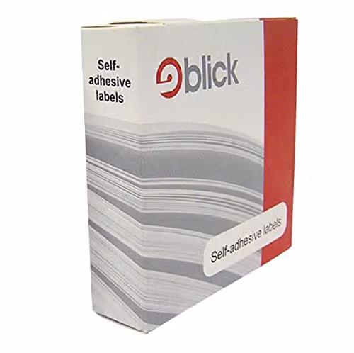 Blick White Self Adhesive Rectangular Paper Labels, 3920 Pack, 9mm x 13mm