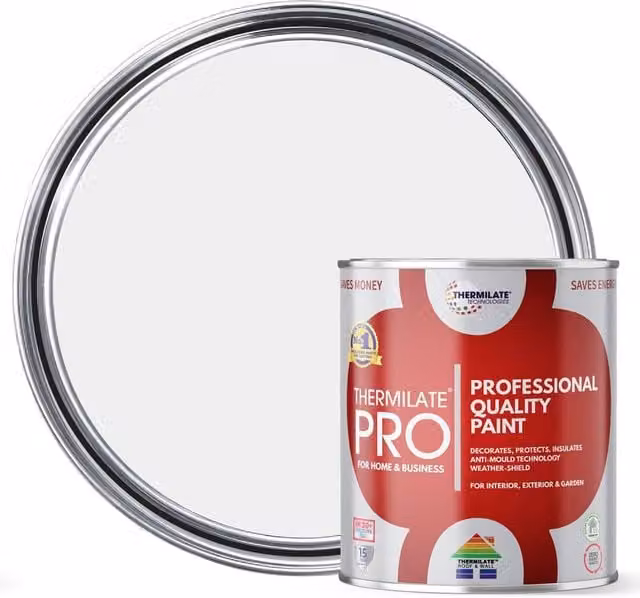 Thermilate Technologies PRO FLEX Multi-Surface All-in-One Paint, Matt, Rock Salt, 2.5L – 1