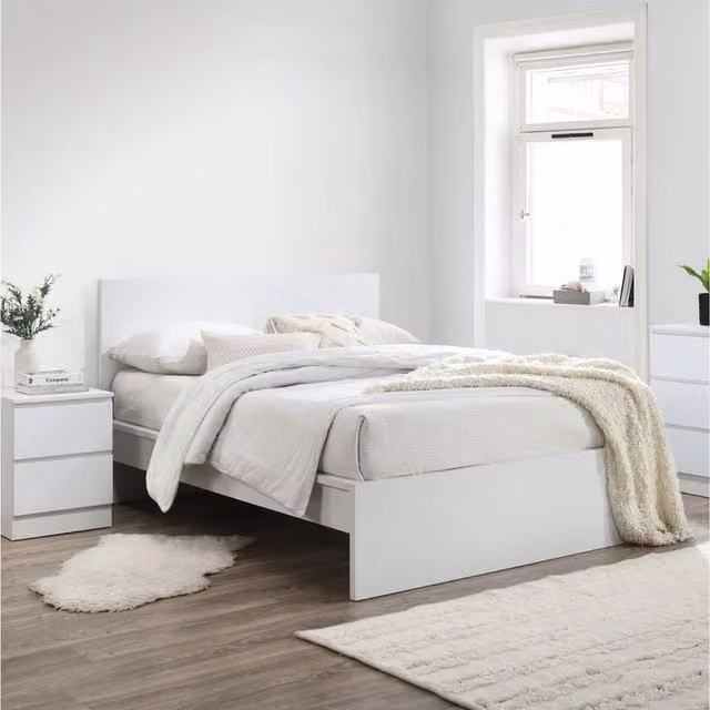 Birlea Oslo King Bed in White