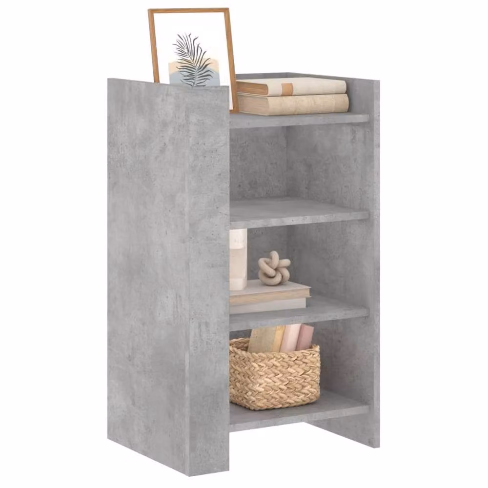 Berkfield Home Modern Sideboard in Grey Matt MDF, W/D/H: 45 x 35 x 75 cm – 3