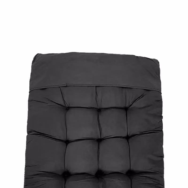 Smart Living UV-Resistant Rectangular Outdoor Seat Cushion with Thick Polyester Padding in Black – 2