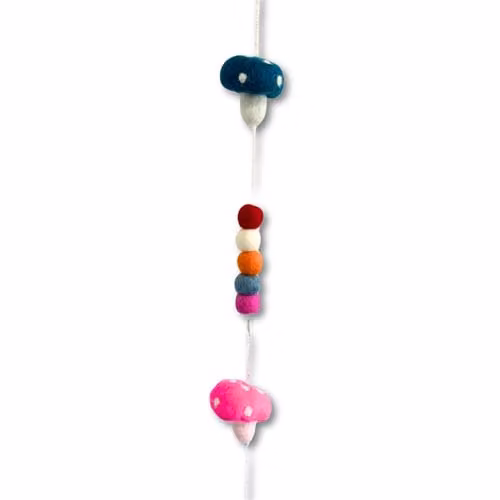 KDMD Multicolour Mushroom Felt Wall Hanging