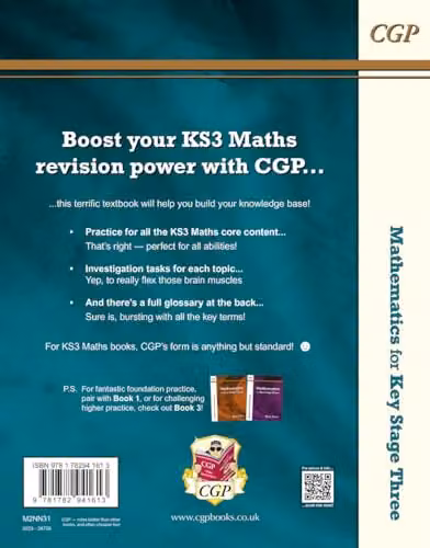 CGP KS3 Maths Textbook 2 for Years 7, 8 and 9 – 2