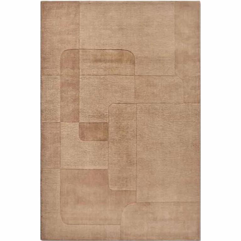Villeroy & Boch 1906 Charlotte Handwoven Wool Rug in Beige, W: 80 cm, L: 150 cm