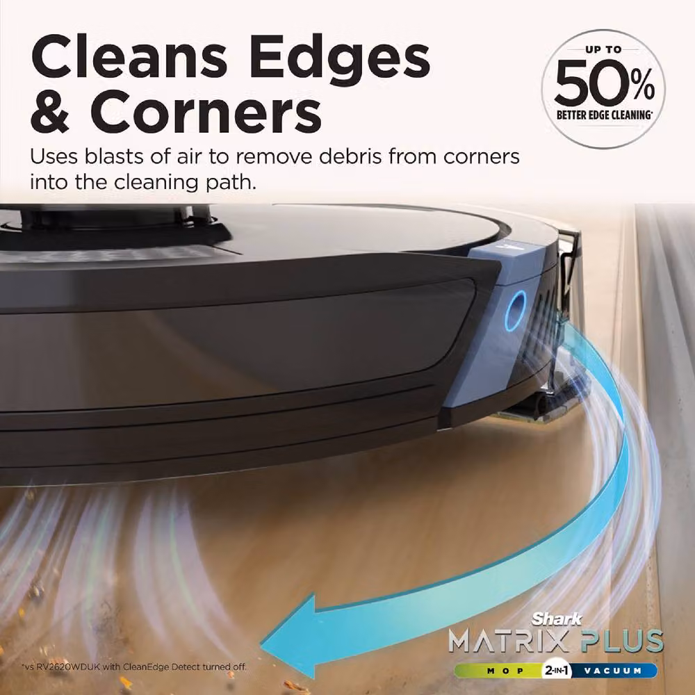 SharkNinja Matrix Plus 2-in-1 Robot Vacuum and Mop with App Control in Black – 5