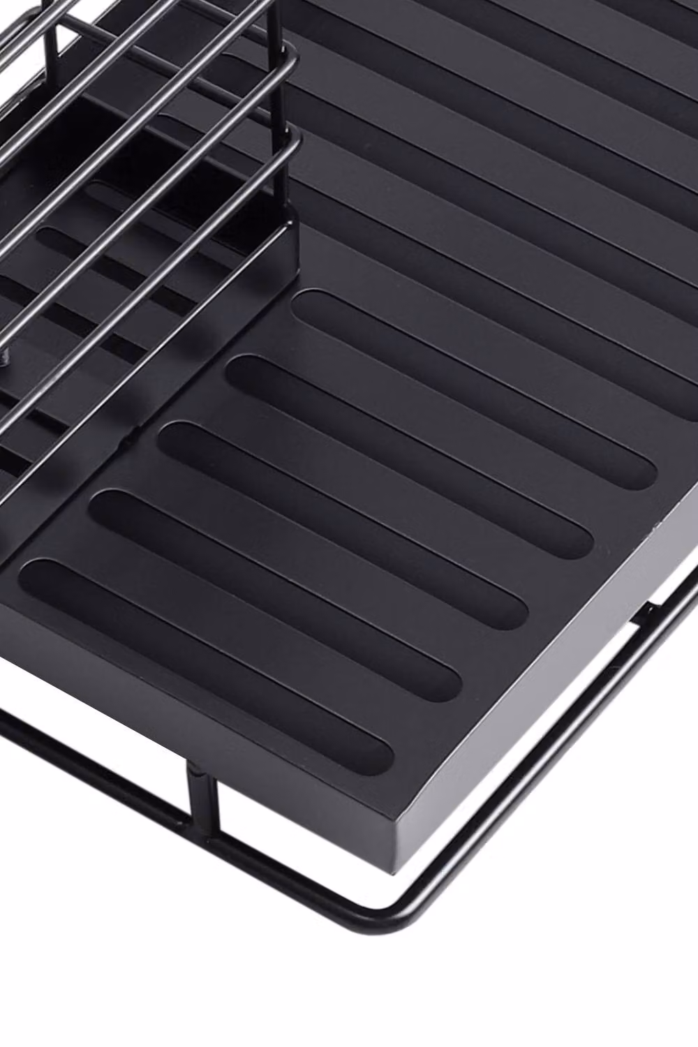 Garden Sanctuary Black Metal Rectangular Kitchen Sink Caddy Organizer – 5