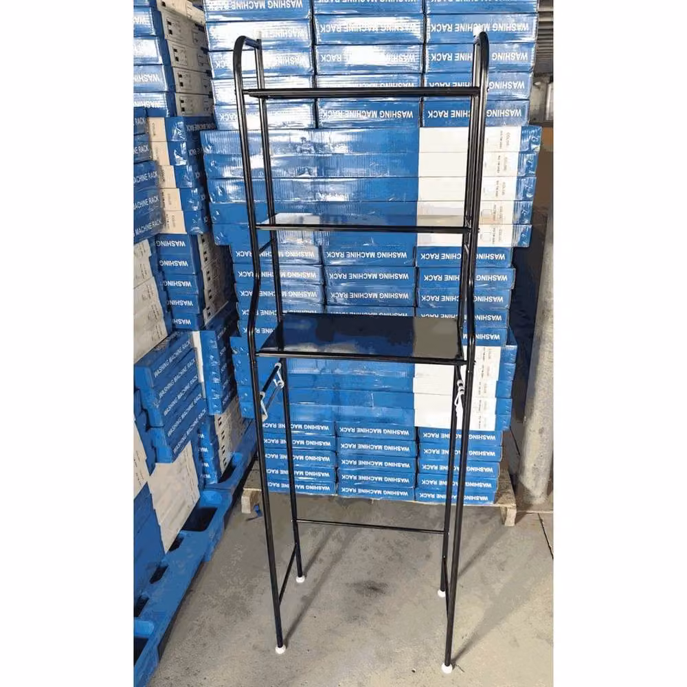 FORGEVIO Black 3-Tier Freestanding Metal Over Toilet Storage Rack – 2