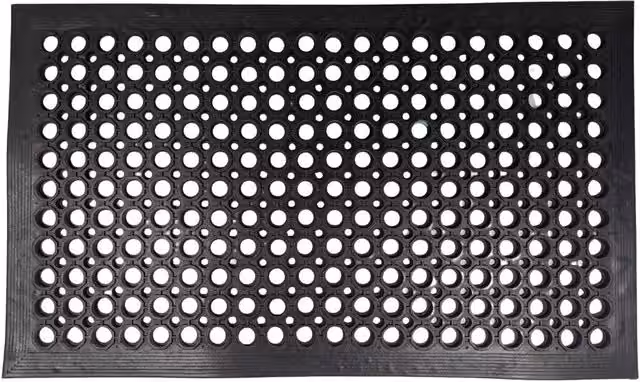 Ark Mat Heavy Duty Non-Slip Rubber Door Mat in Black, W/D/H: 120 x 80 x 1 cm – 1