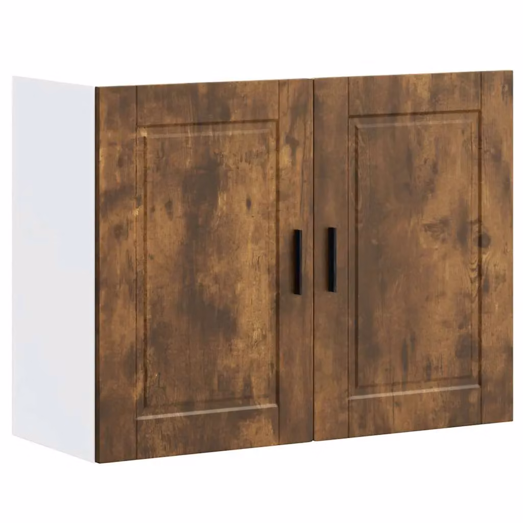 Berkfield Home Porto Smoked Oak Kitchen Wall Cabinet in Brown – 2