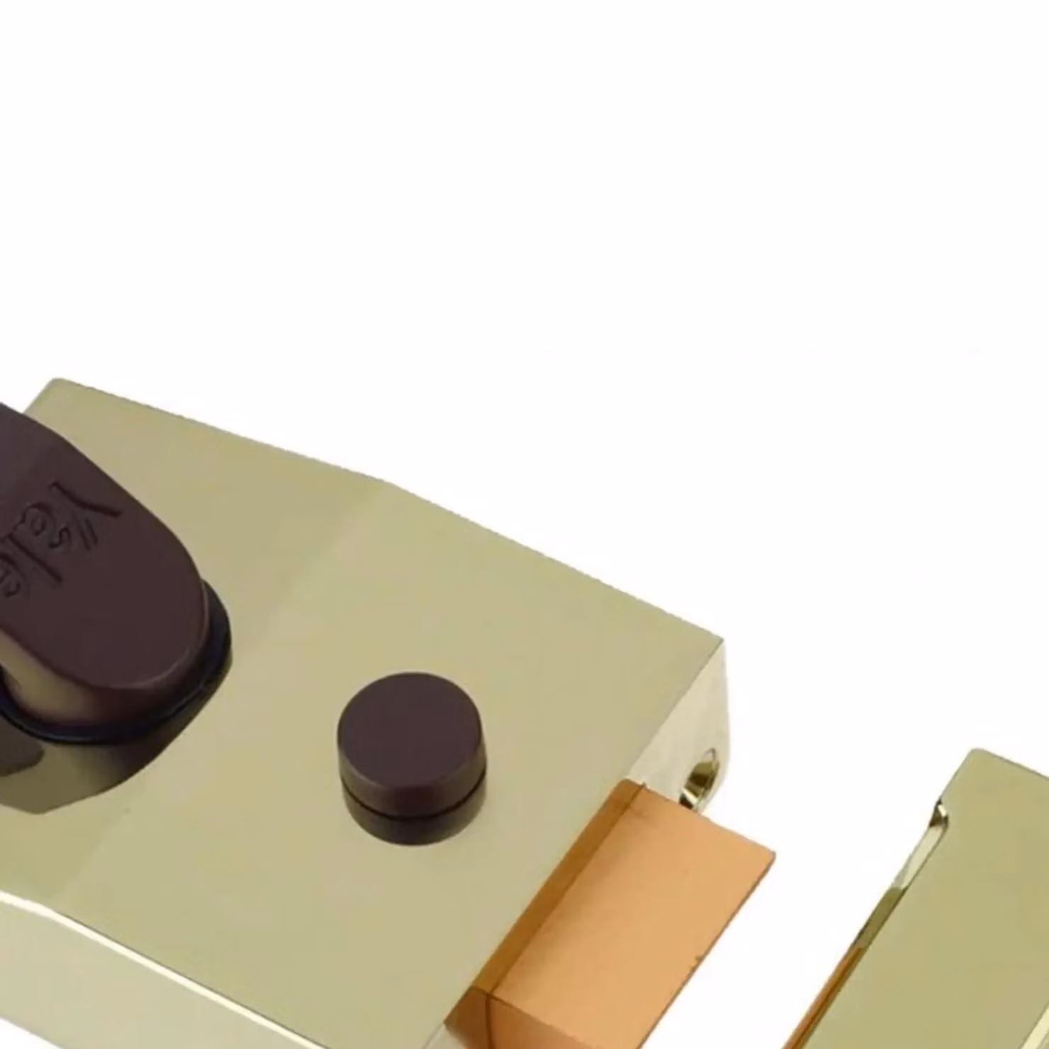Yale 89 Series Deadlocking Nightlatch in Grey and Gold – 2