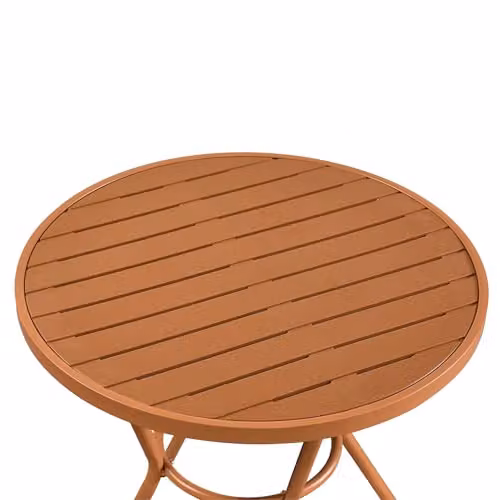 Core Products Rimini Bistro Round Dining Table for Garden and Patio, W/D/H: 70 x 70 x 75 cm – 3