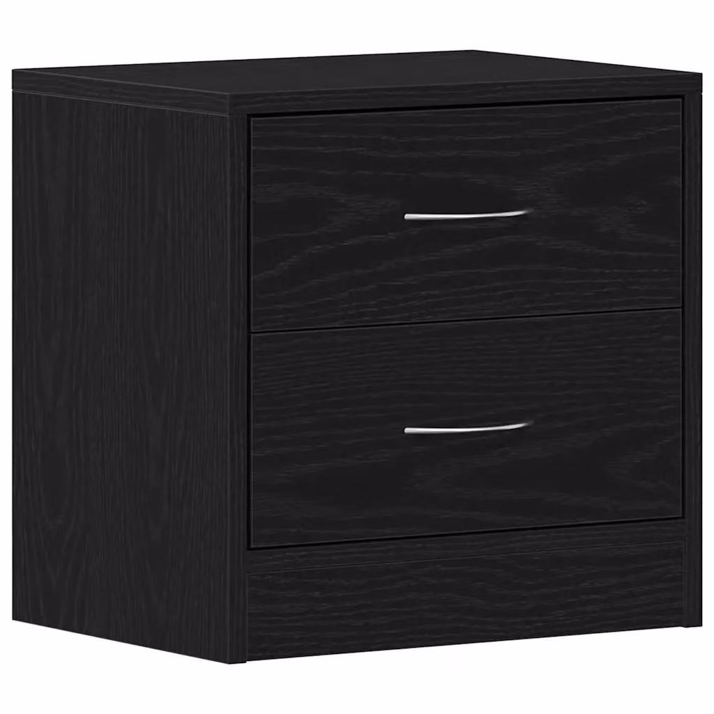 Berkfield Home Black Oak Bedside Cabinet W/D/H: 40 x 30 x 40 cm – 2