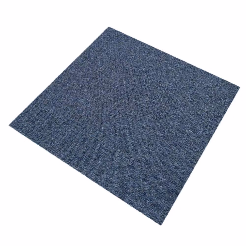Monstershop Blue Polypropylene Carpet Tiles, 10m2 (40 Pack) – 2