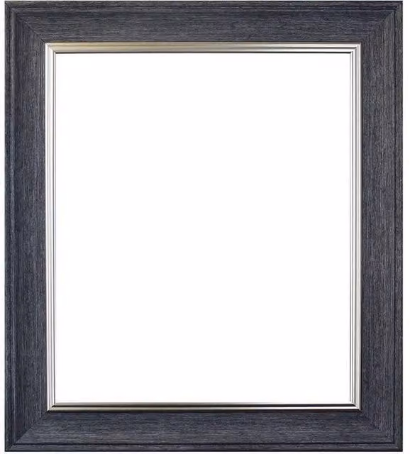 Frames & Mirrors 4U Scandi Black and Crackle Gold Single Rectangular Photo Frame, W/H: 25.4 x 25.4 cm – 1