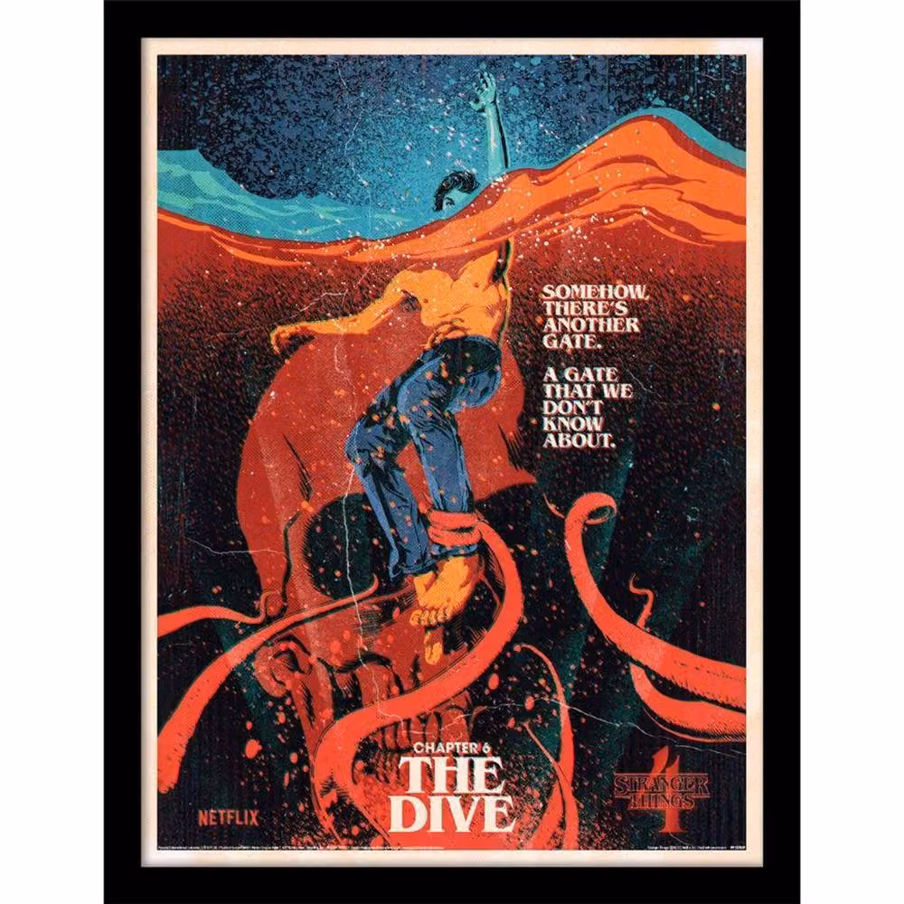 Netflix Chapter 6 The Dive Multicolour Framed Paper Poster – 2