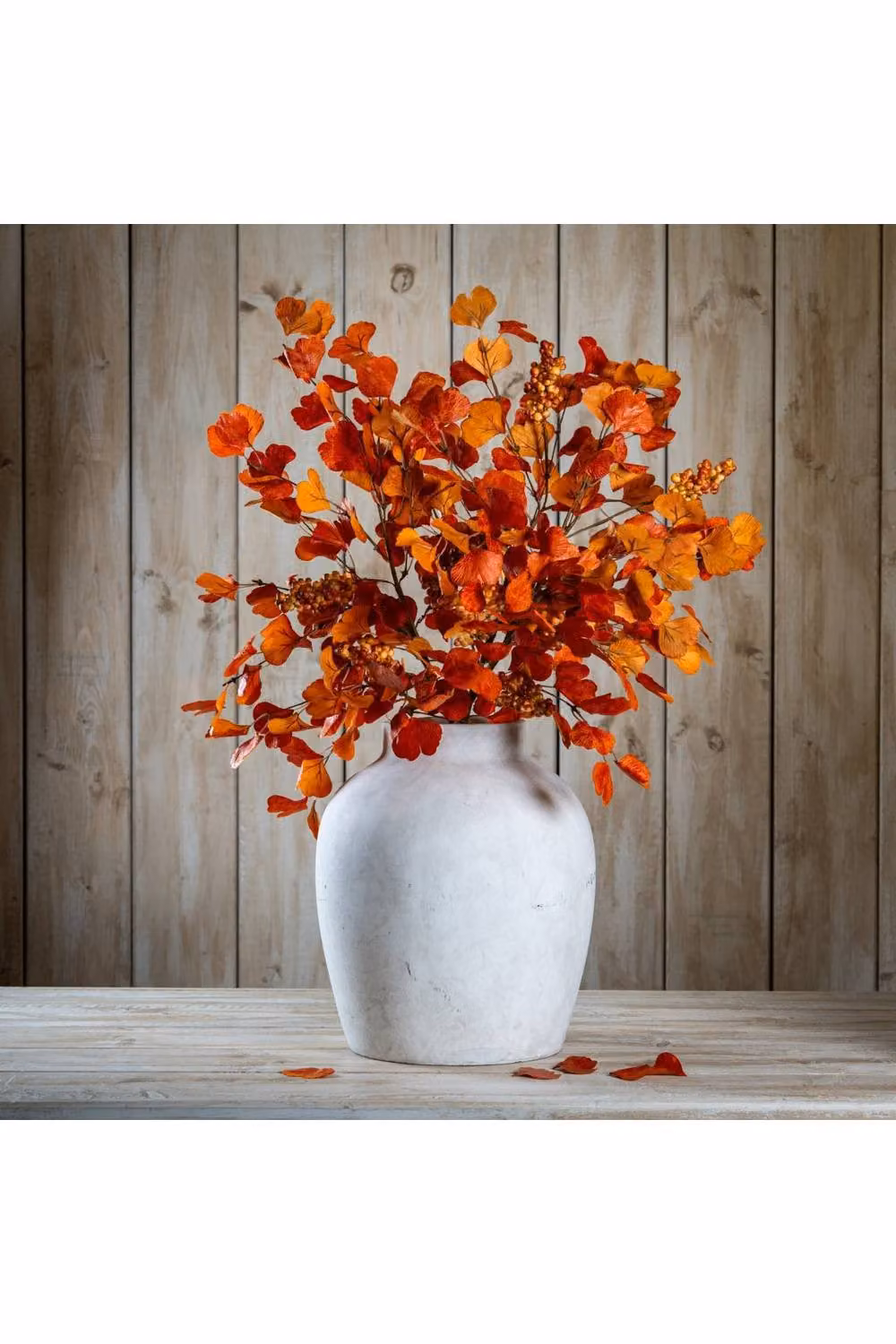KDMD Large Autumn Berry Spray in Orange for Seasonal Floral Arrangements – 2