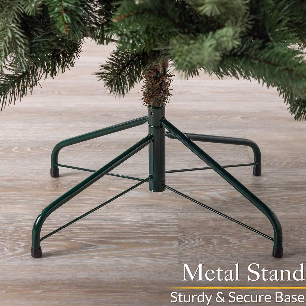 Christow Realistic Green Artificial Christmas Tree with Stand – 6