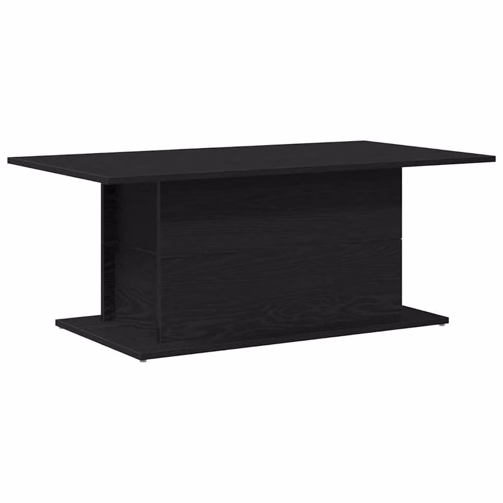 Berkfield Home Modern Black Oak Coffee Table, W/D/H: 102 x 55.5 x 40 cm – 3