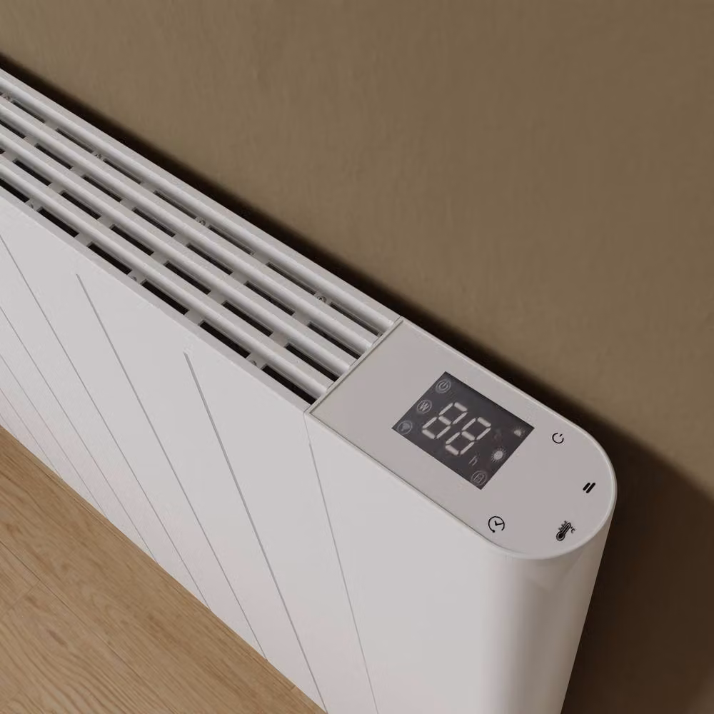 Agadon Riley White Electric Convector Panel Radiator, W/H: 58.0 x 73.0 cm – 4