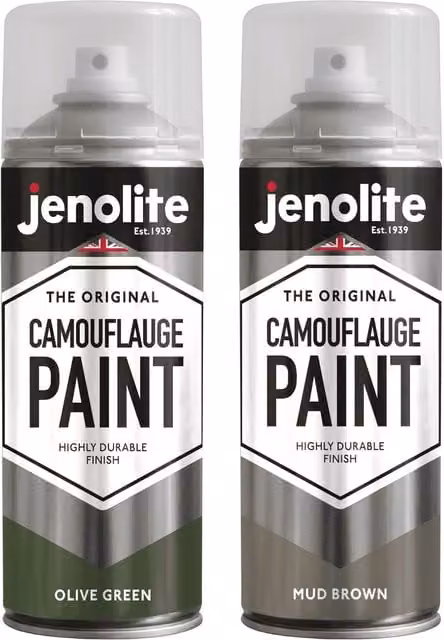 Jenolite Camouflage Matt Paint in Green, 2.0 l