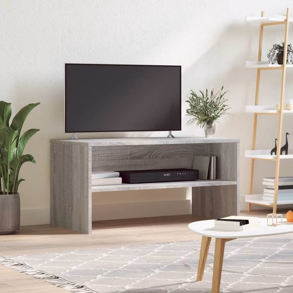Berkfield Home Modern Grey Sonoma TV Cabinet W/D/H: 80 x 40 x 40 cm – 2
