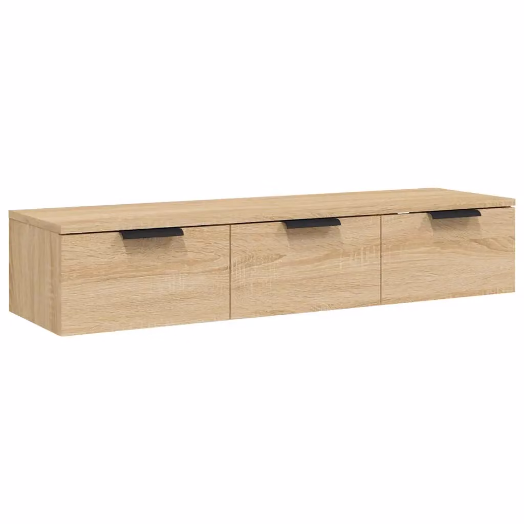 Berkfield Home Sonoma Oak Wall Cabinet in Brown, W/D/H: 102 x 30 x 20 cm – 2