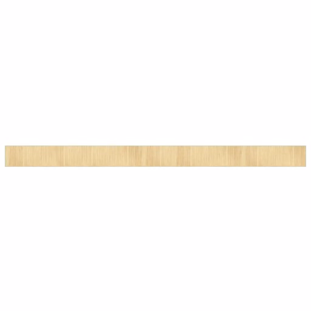 Berkfield Home Rectangular Bamboo Rug in Beige, W/D/H: 70 x 1000 cm – 1